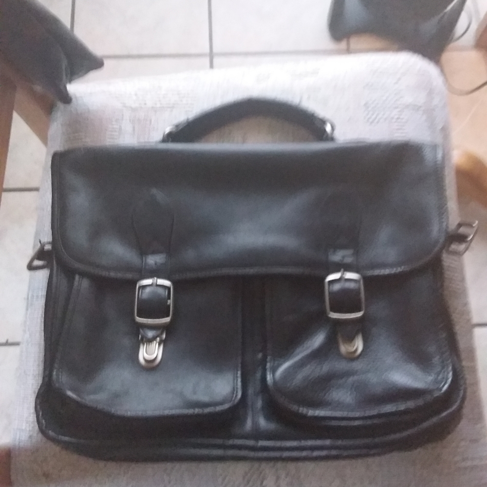Columbian Leather Laptop/saddlebag